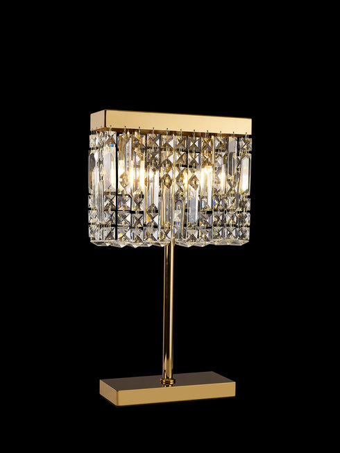 Zula Rectangular 2 Light Table Lamp